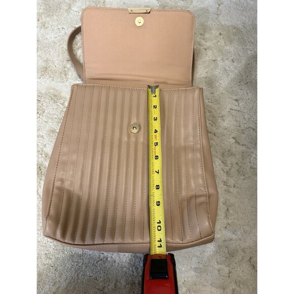 A New Day Quilted Women's Backpack Nude Blush Color Handbag Purse Satchel - Picture 3 of 7